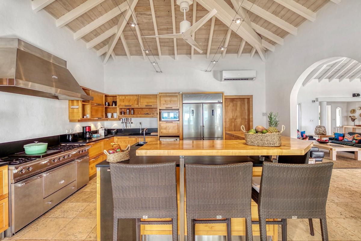 Unique Villa rental St Martin - The kitchen